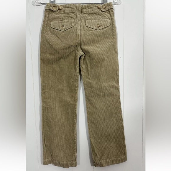 Polo Ralph Lauren Boys Wide Corduroy Pants Size 8 Beige Taupe Flap Pockets - Picture 4 of 11